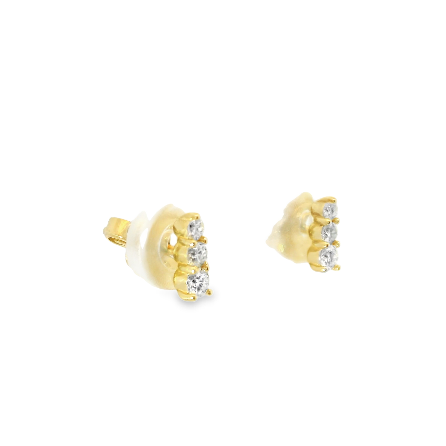 0.25CT Diamond Earring 14k Yellow Gold