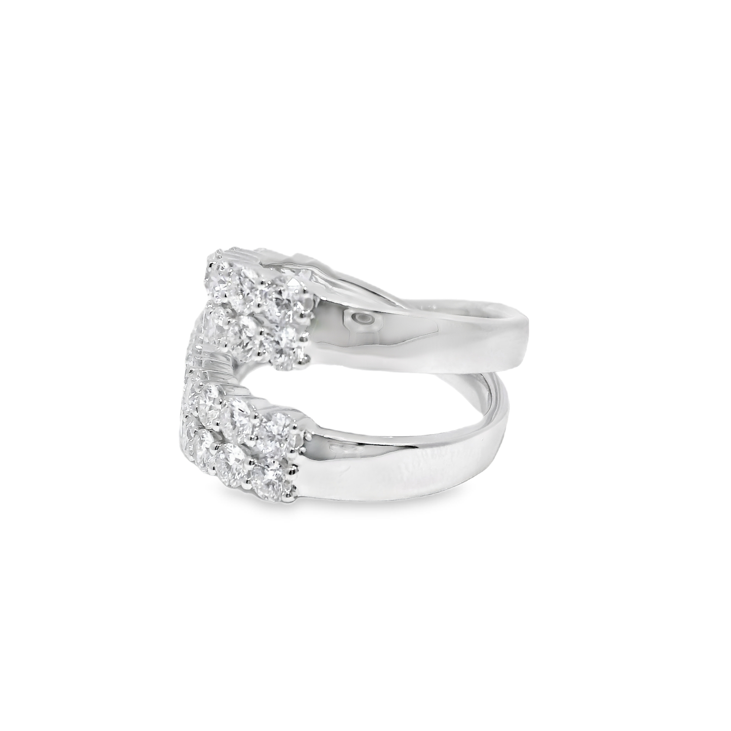 5.25CT Lab Diamond Ring 14k White Gold