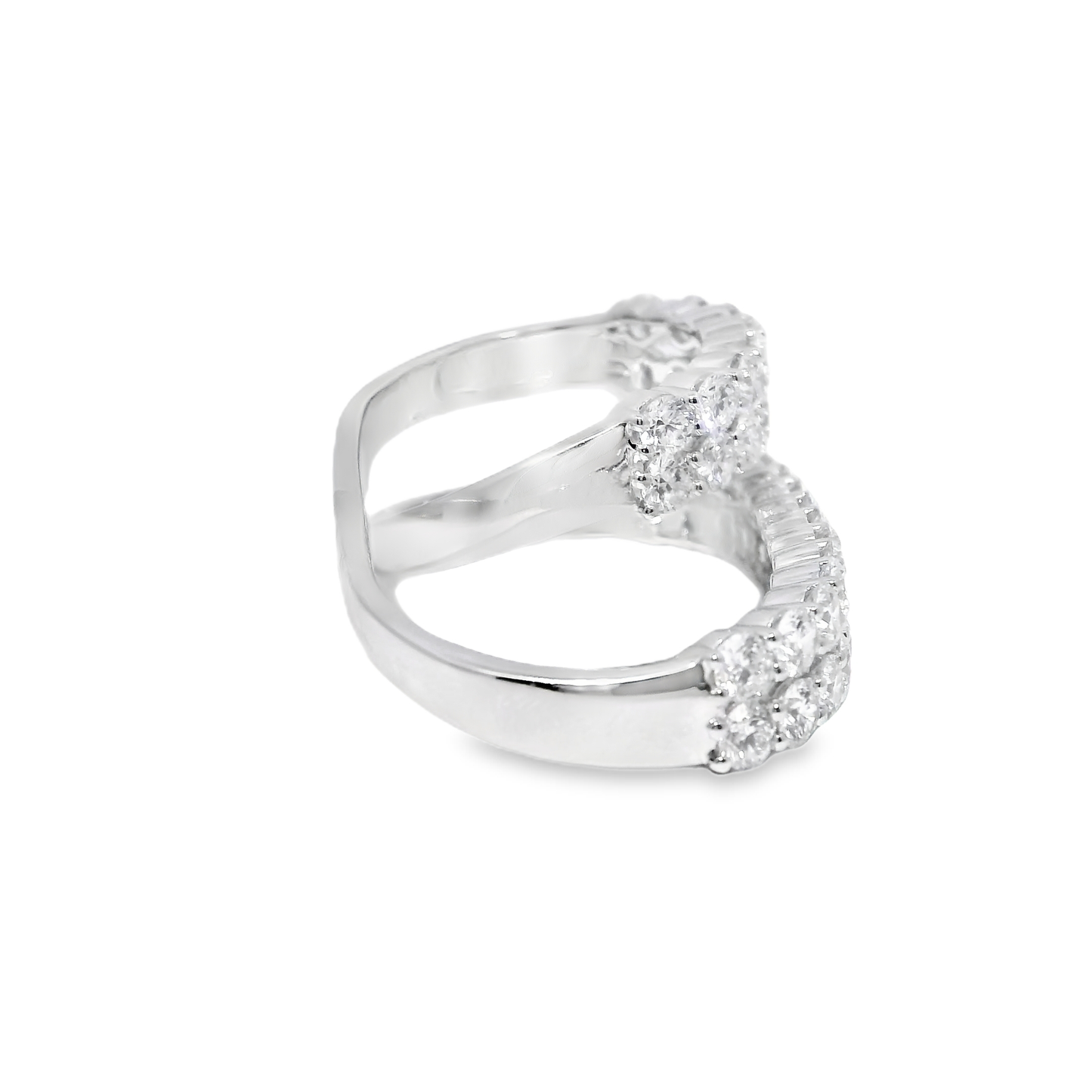5.25CT Lab Diamond Ring 14k White Gold