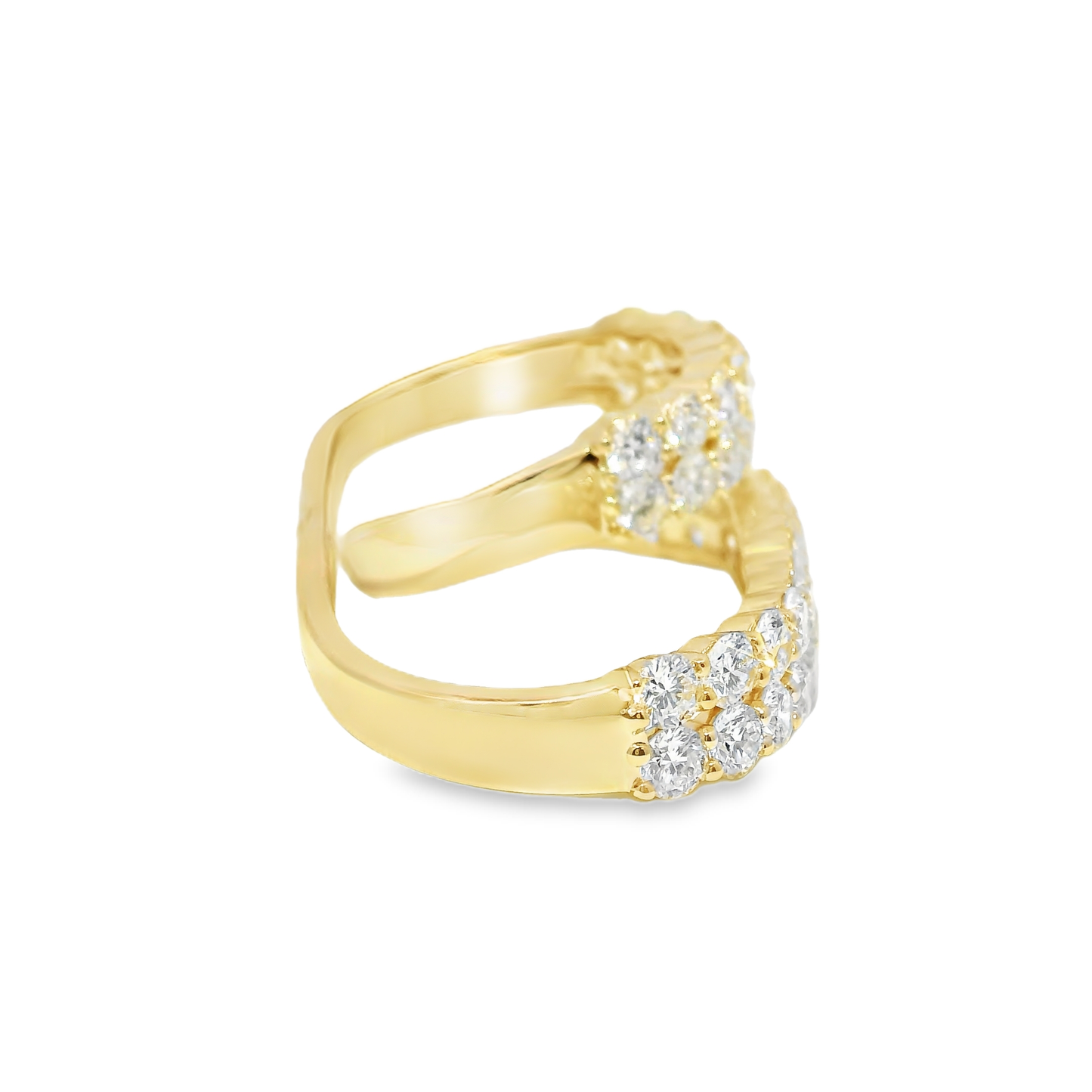 5.25CT Lab Diamond Ring 14k Yellow Gold