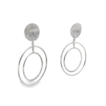 0.52CT Diamond 14k Rose Gold Earring