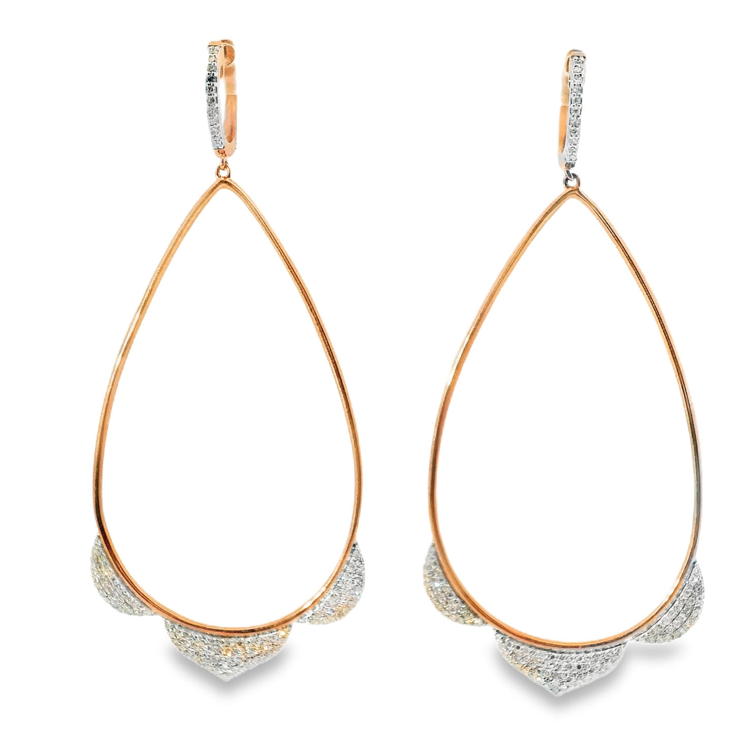 0.73CT Diamond 14k Gold Earring