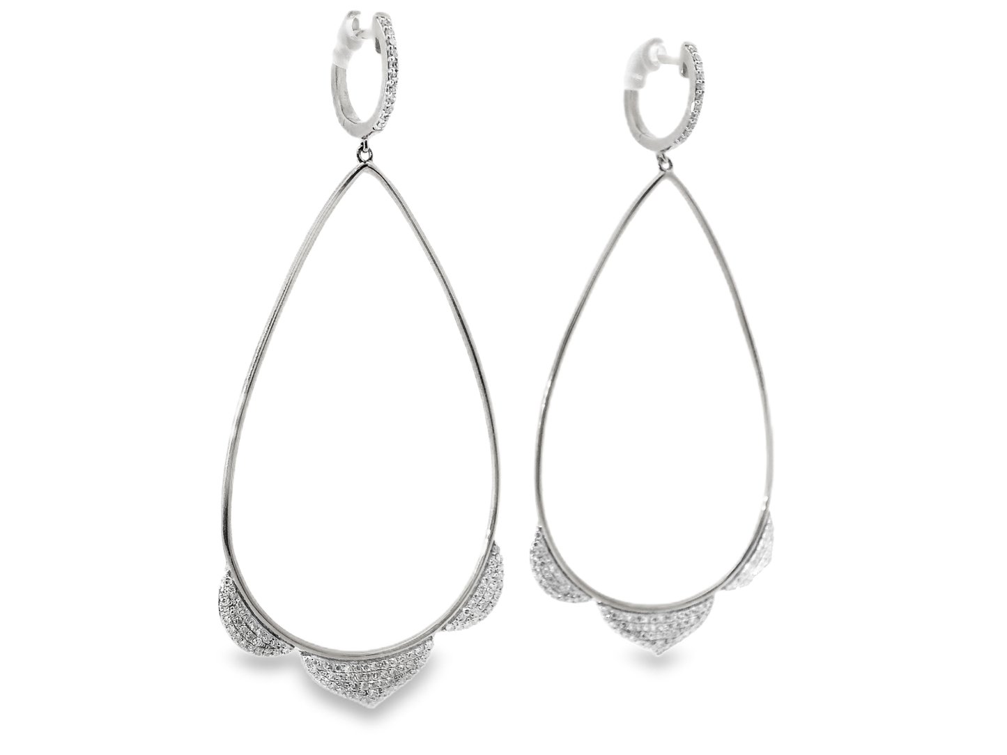 0.73CT Diamond 14k Gold Earring