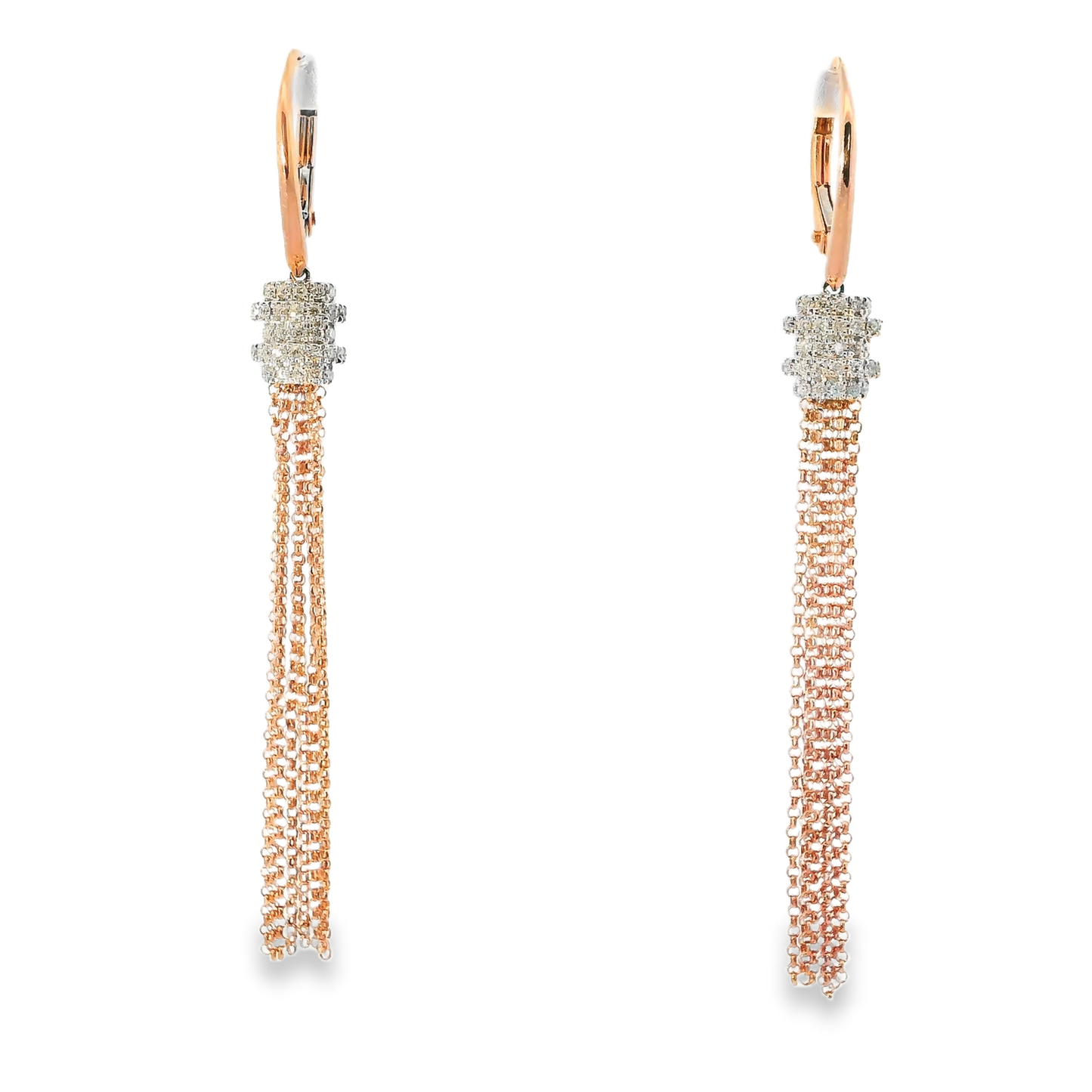 0.43CT Diamond 14k White Gold Earring