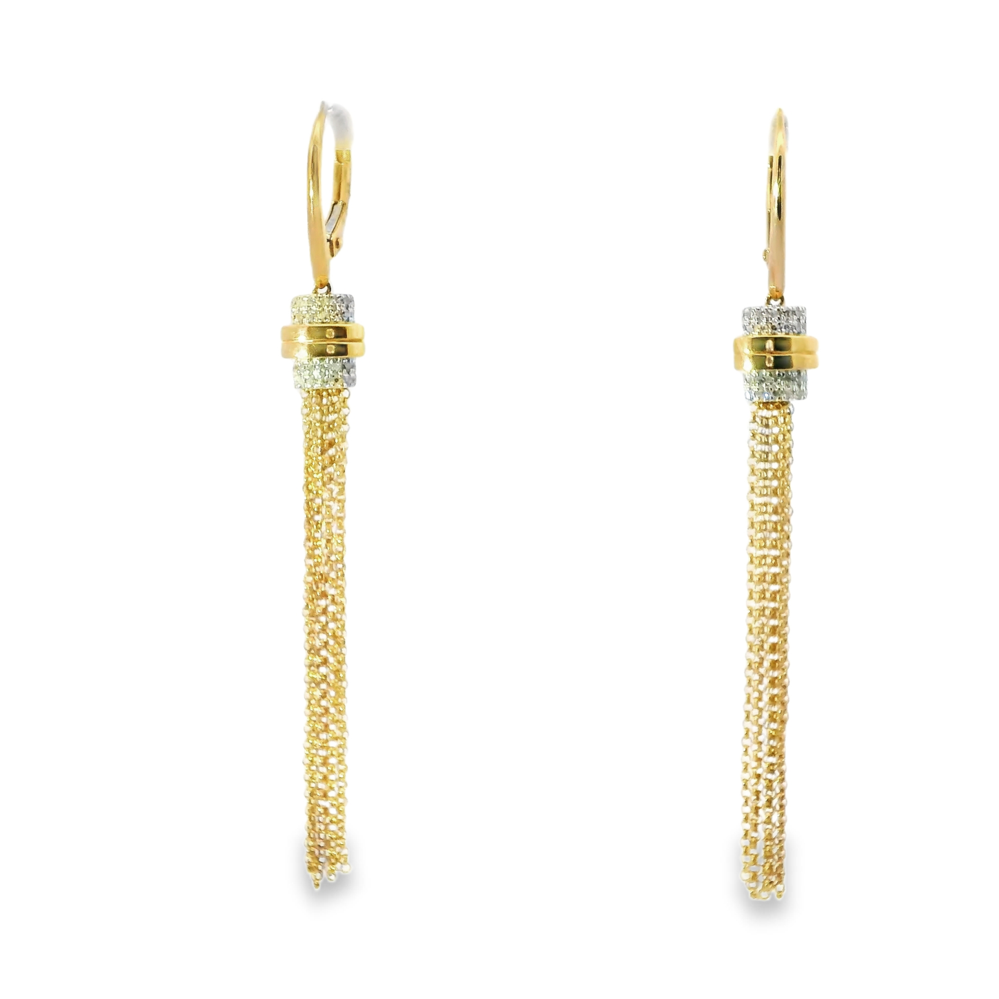 0.19CT Diamond 14K Gold Earring