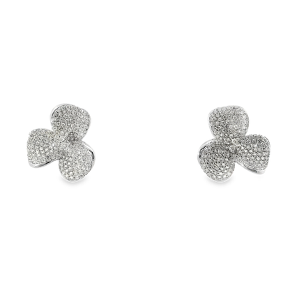 1.01CT Diamond 14k Yellow Gold Earring