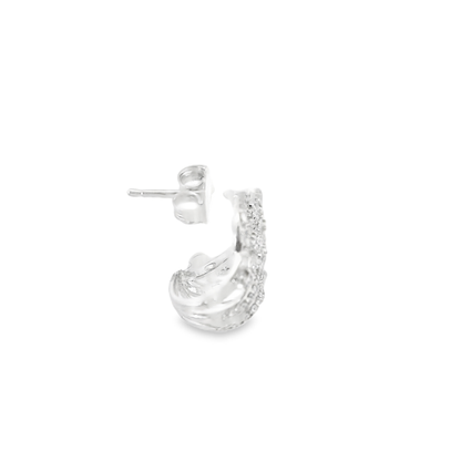 0.41CT Diamond 14k White Gold Earring