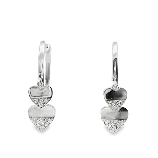 0.08Ct Diamond 14k Gold Earring