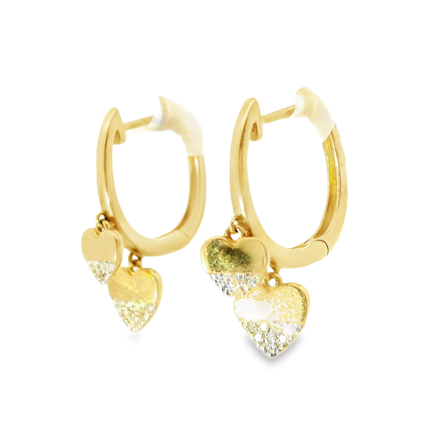 0.08Ct Diamond 14k Gold Earring