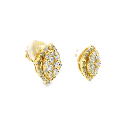 0.76CT Diamond 14k Gold Earring