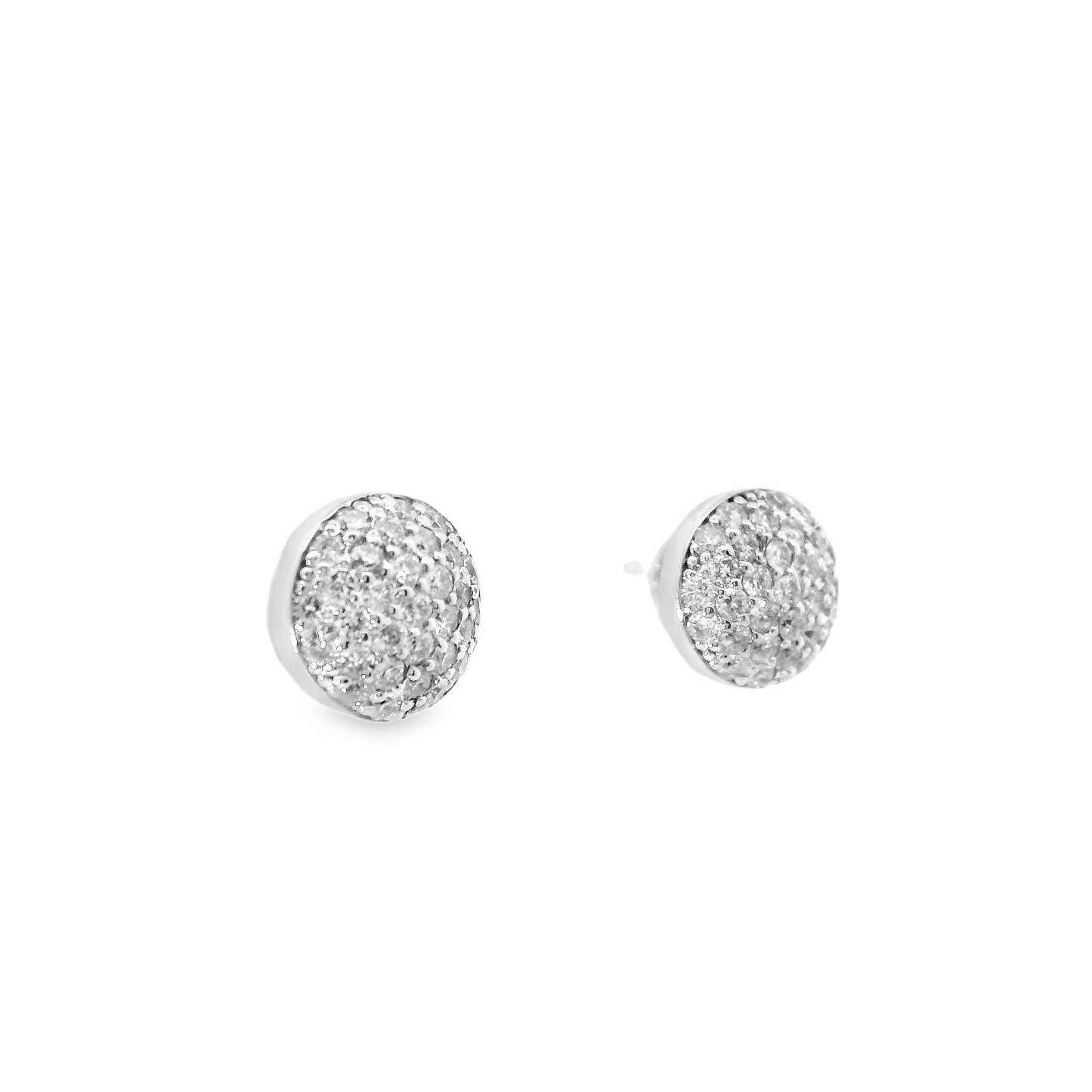 0.42CT Diamond 14k White Gold Earring
