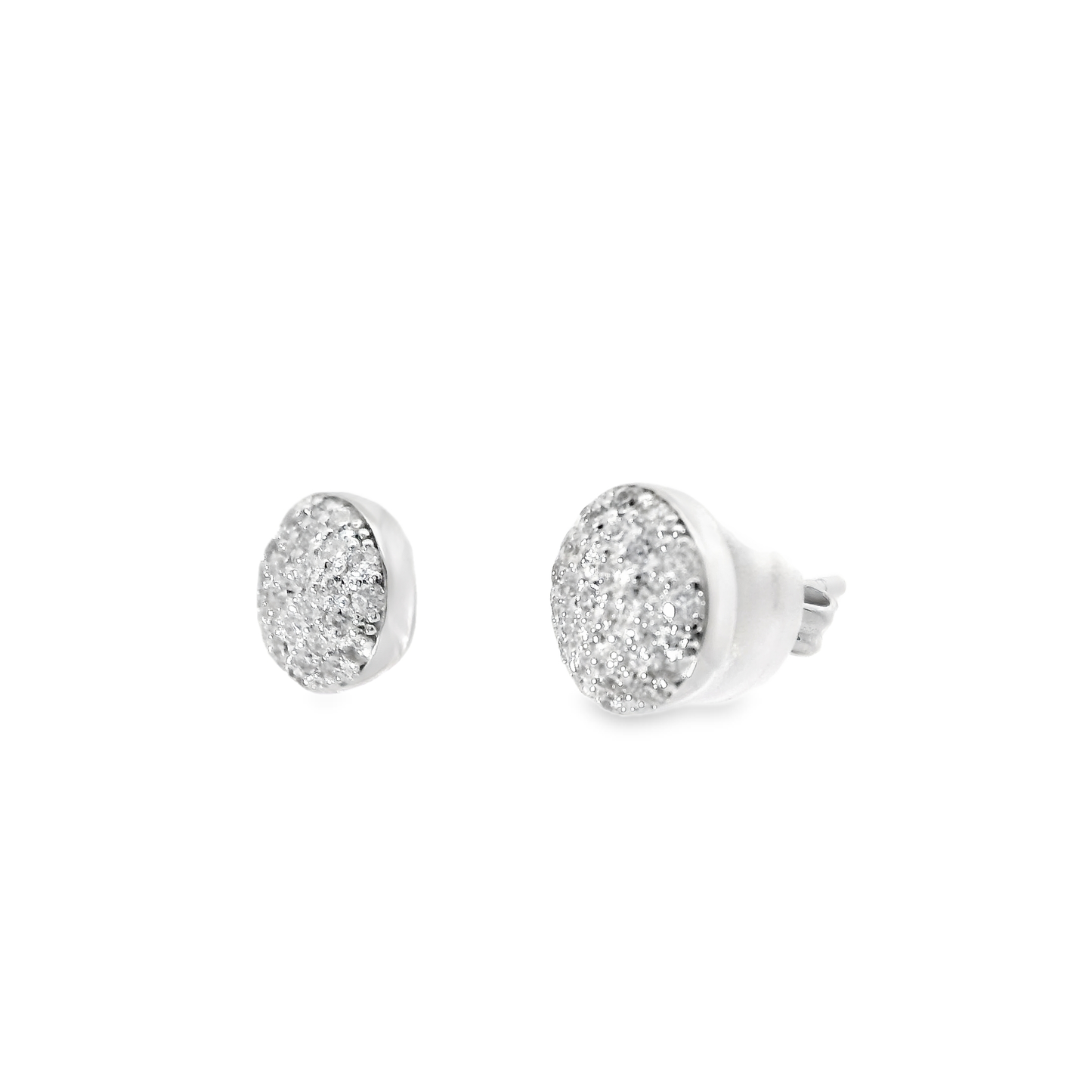 0.42CT Diamond 14k White Gold Earring