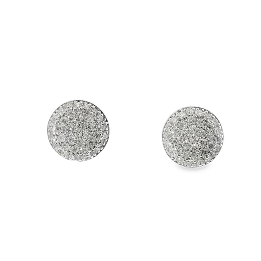 0.70CT Diamond 14k White Gold Earring