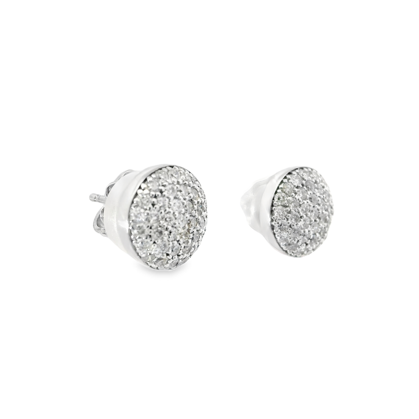 0.70CT Diamond 14k White Gold Earring