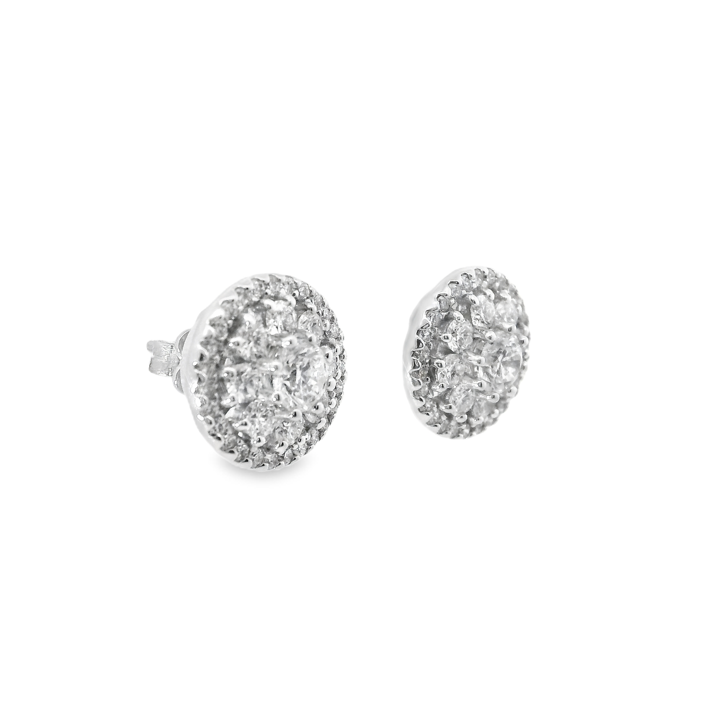 1.78CT Diamond 14k Gold Earring