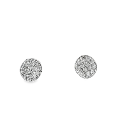 1.84CT Diamond 14k White Gold Earring