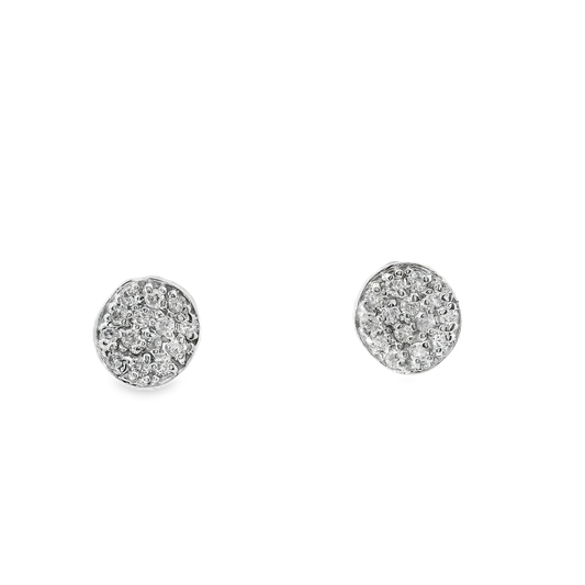 1.84CT Diamond 14k White Gold Earring