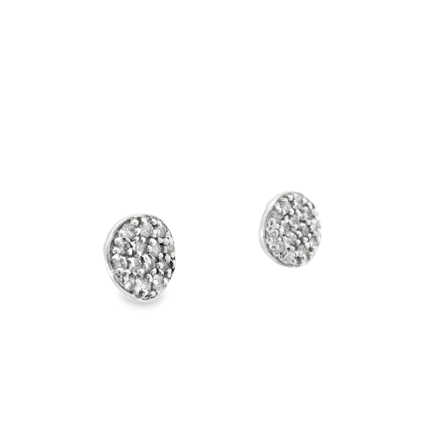 1.84CT Diamond 14k White Gold Earring