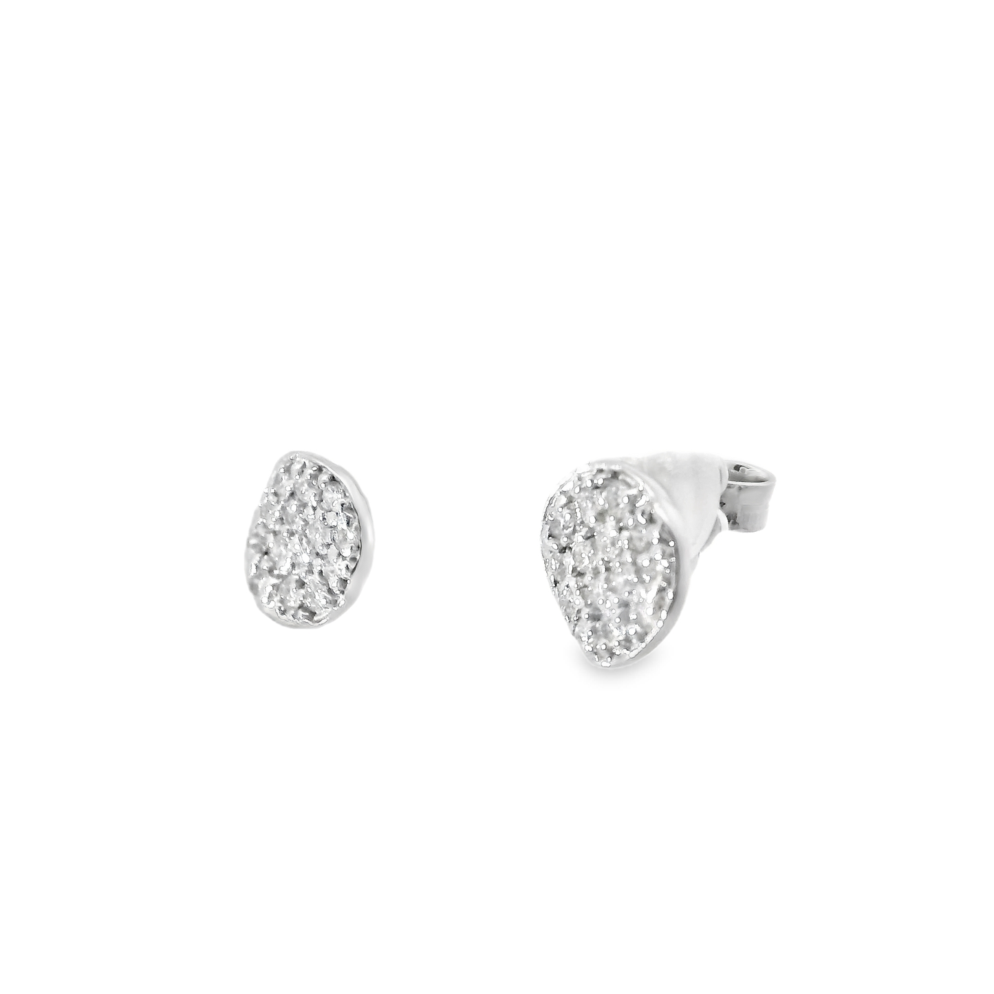 1.84CT Diamond 14k White Gold Earring
