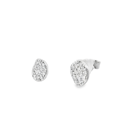 1.84CT Diamond 14k White Gold Earring