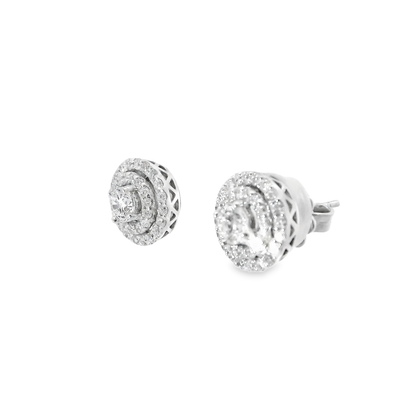 1.00CT Diamond 14k Gold Earring