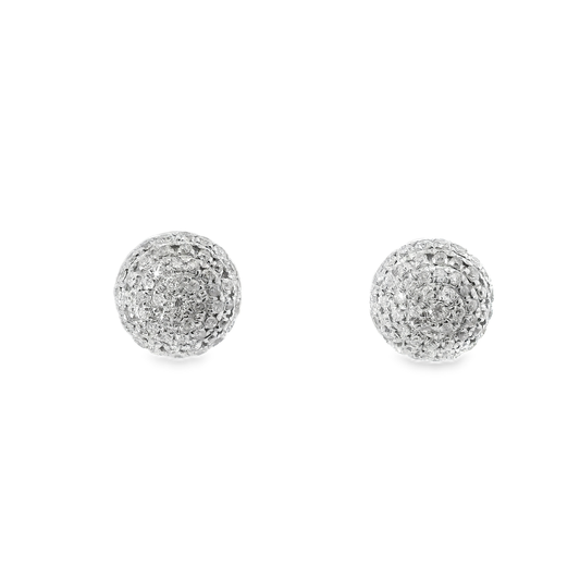 0.57ct Diamond 14k White Gold Earring