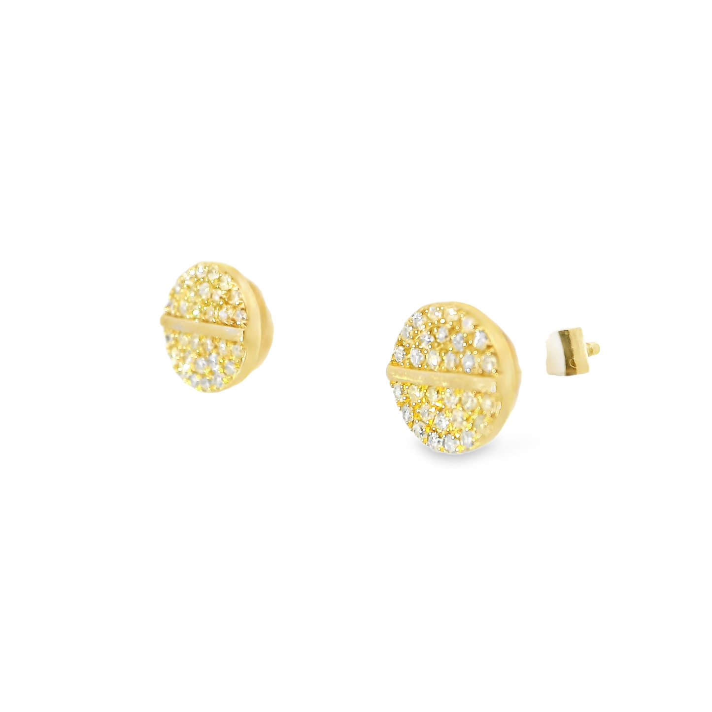 0.17CT Diamond 14k Gold Earring