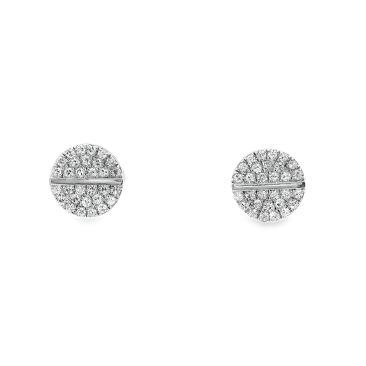 0.17CT Diamond 14k Gold Earring
