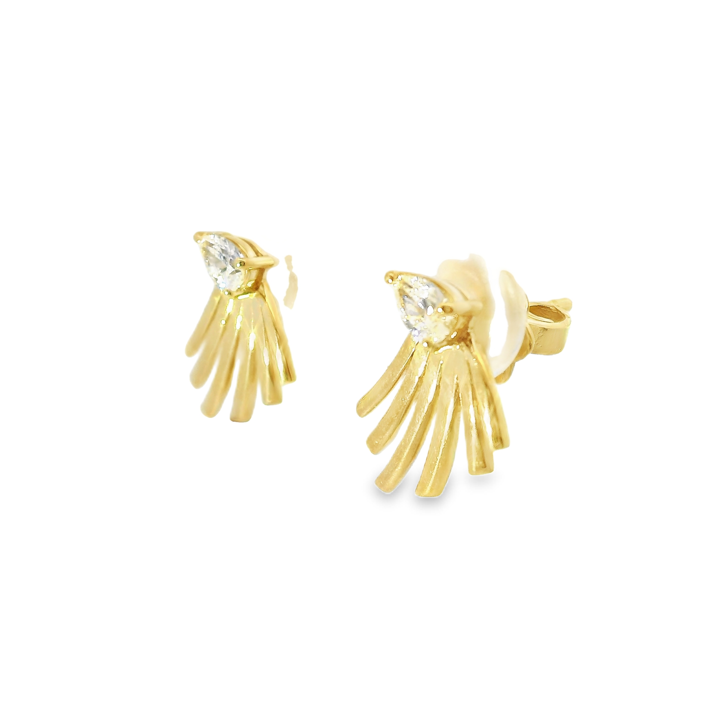 0.29CT Diamond Earring 14k Yellow Gold