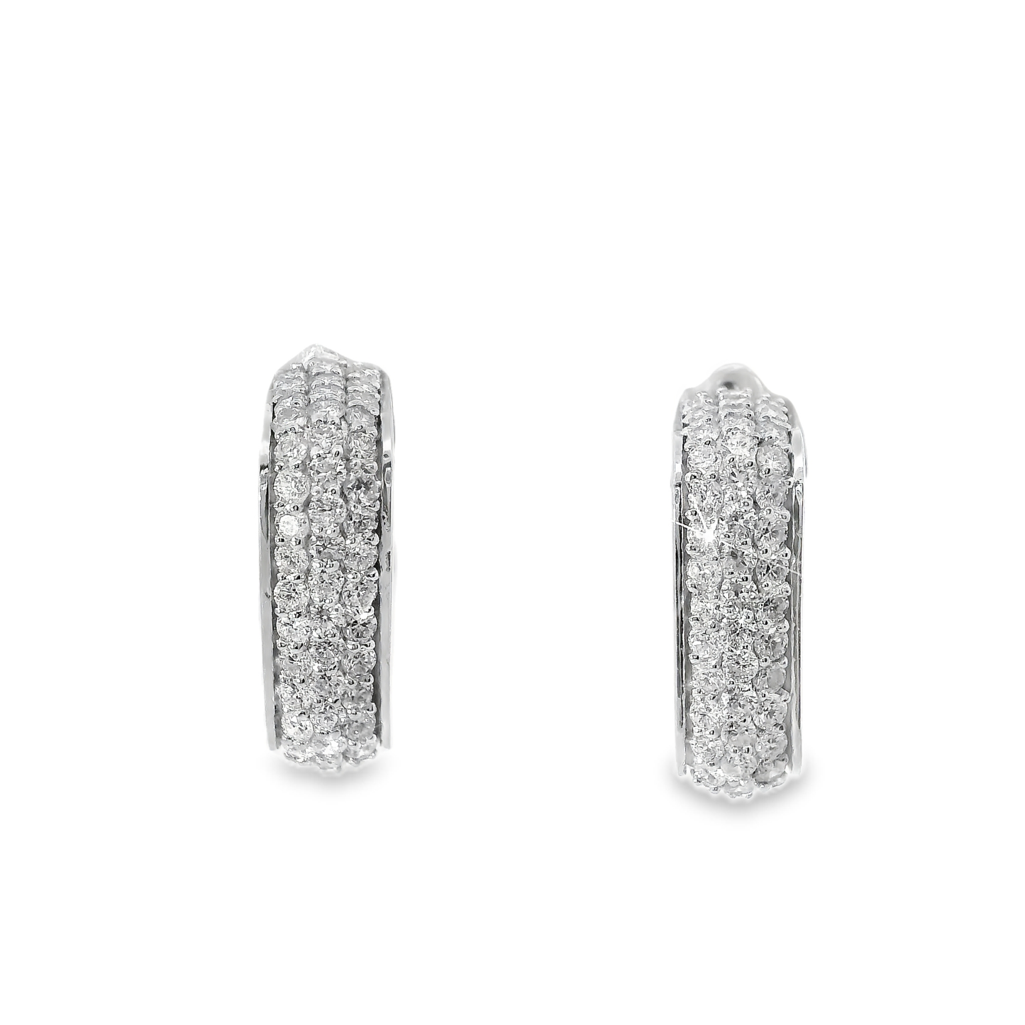 1.65CT Diamond 14k White Gold Earring