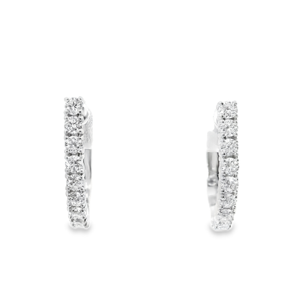 0.53CT Diamond 14k White Gold Earring