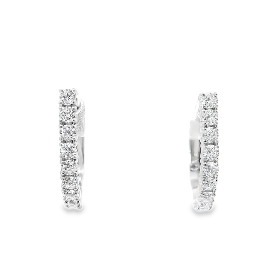 0.53CT Diamond 14k White Gold Earring