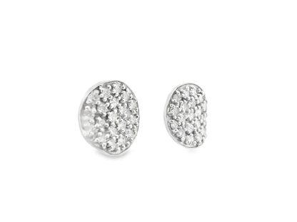 0.70CT Diamond 14k White Gold Earring