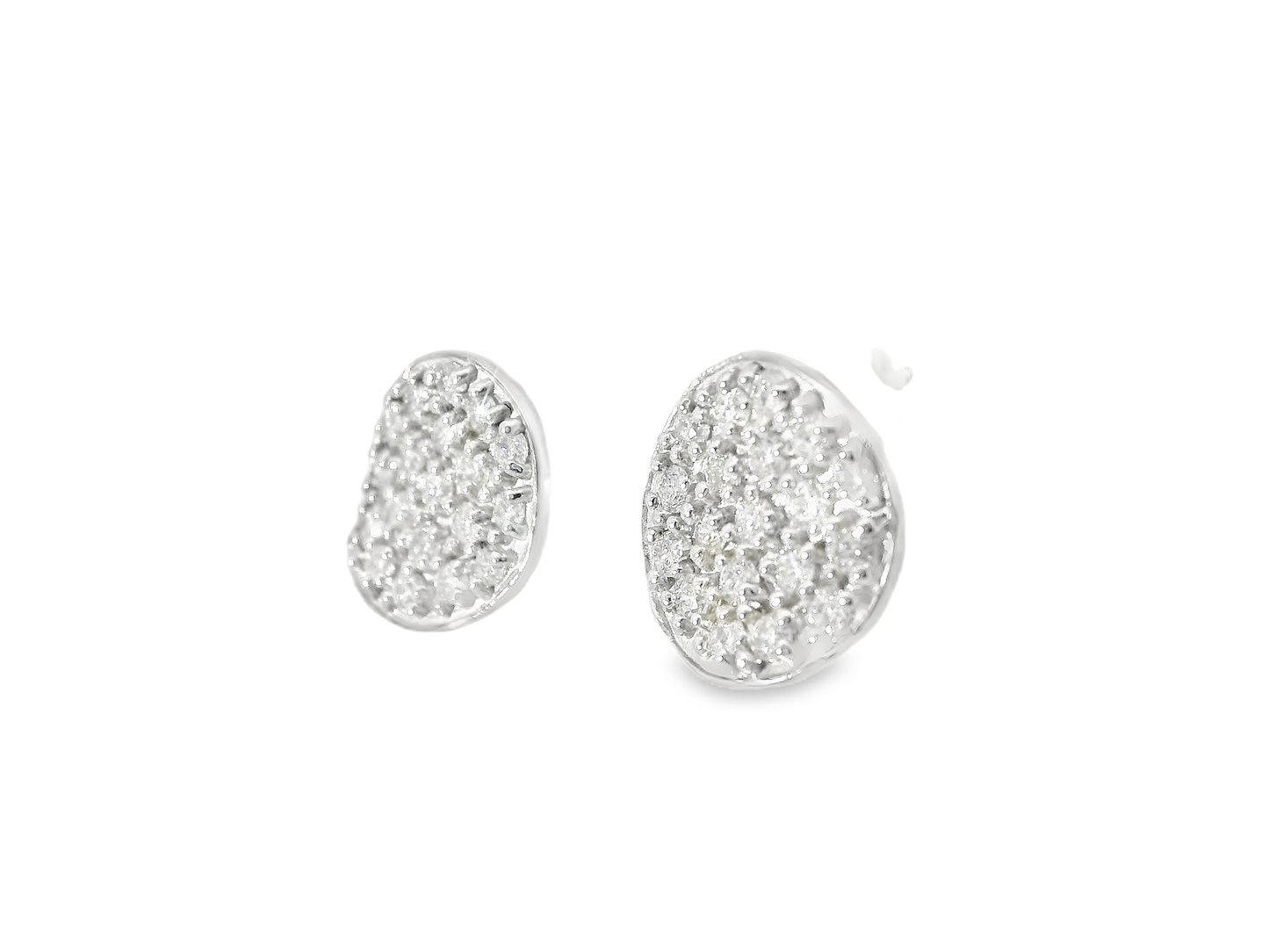 0.70CT Diamond 14k White Gold Earring