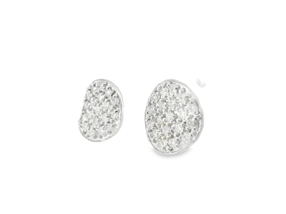 0.70CT Diamond 14k White Gold Earring