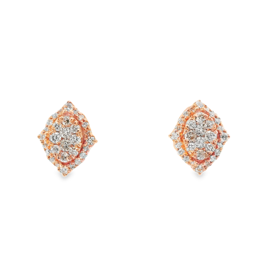 0.47CT Diamond 14k Gold Earring