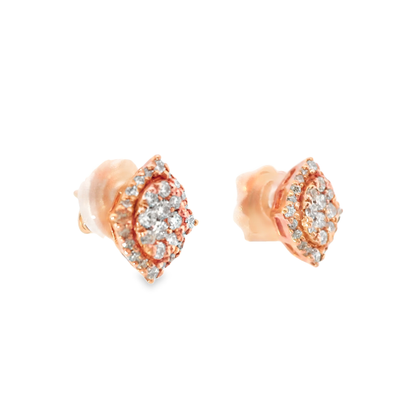 0.47CT Diamond 14k Gold Earring
