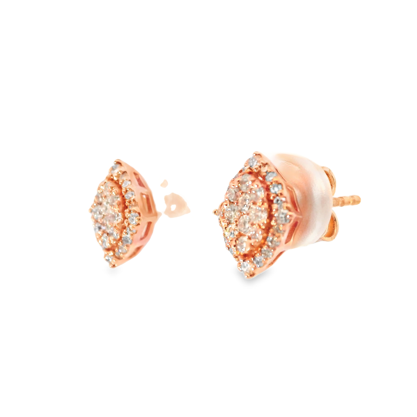 0.47CT Diamond 14k Gold Earring