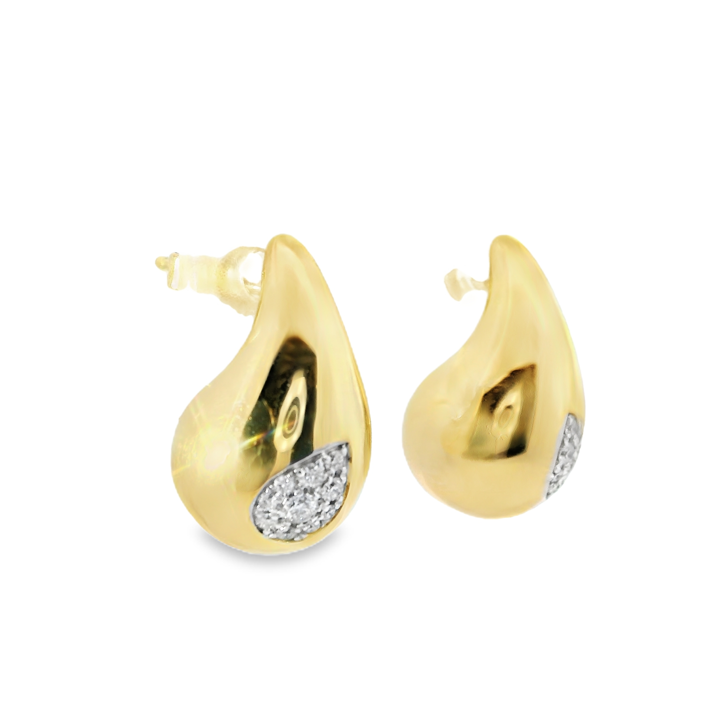 0.20CT Diamond 14k White Gold Earring