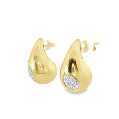 0.20CT Diamond 14k White Gold Earring