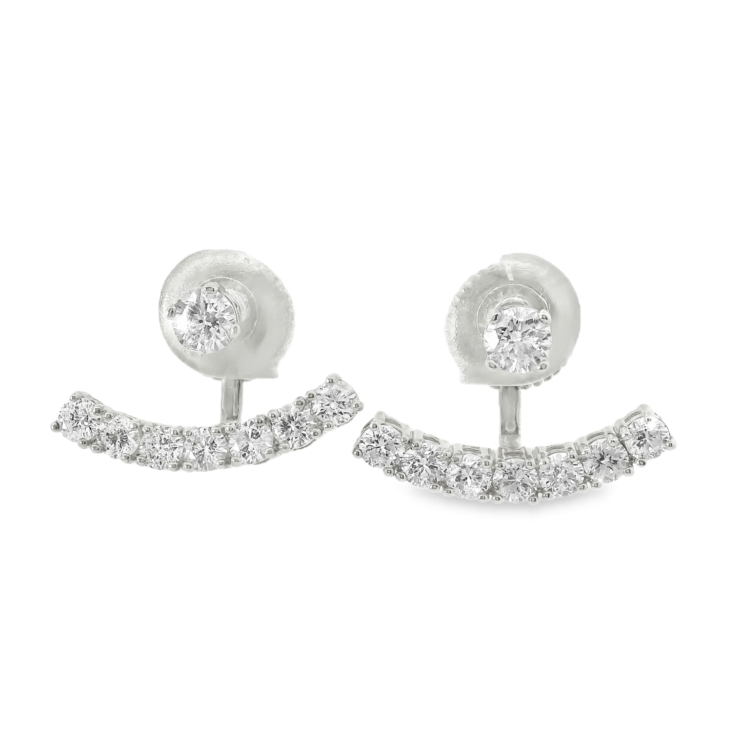 1.38CT Diamond 14k Yellow Gold Earring