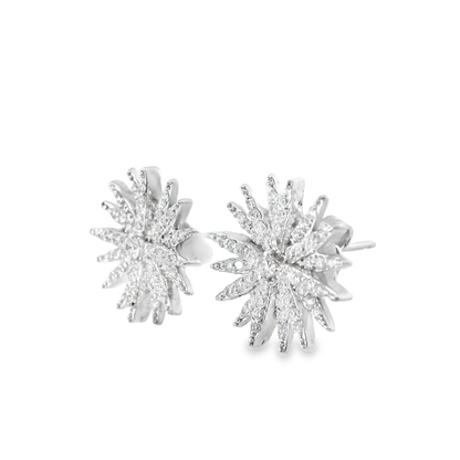 0.96CT Diamond 14k White Gold Earring