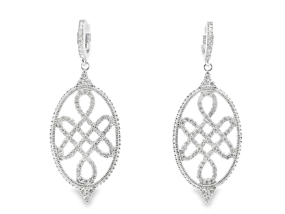 2.00Ct Diamond Earring 14k White Gold