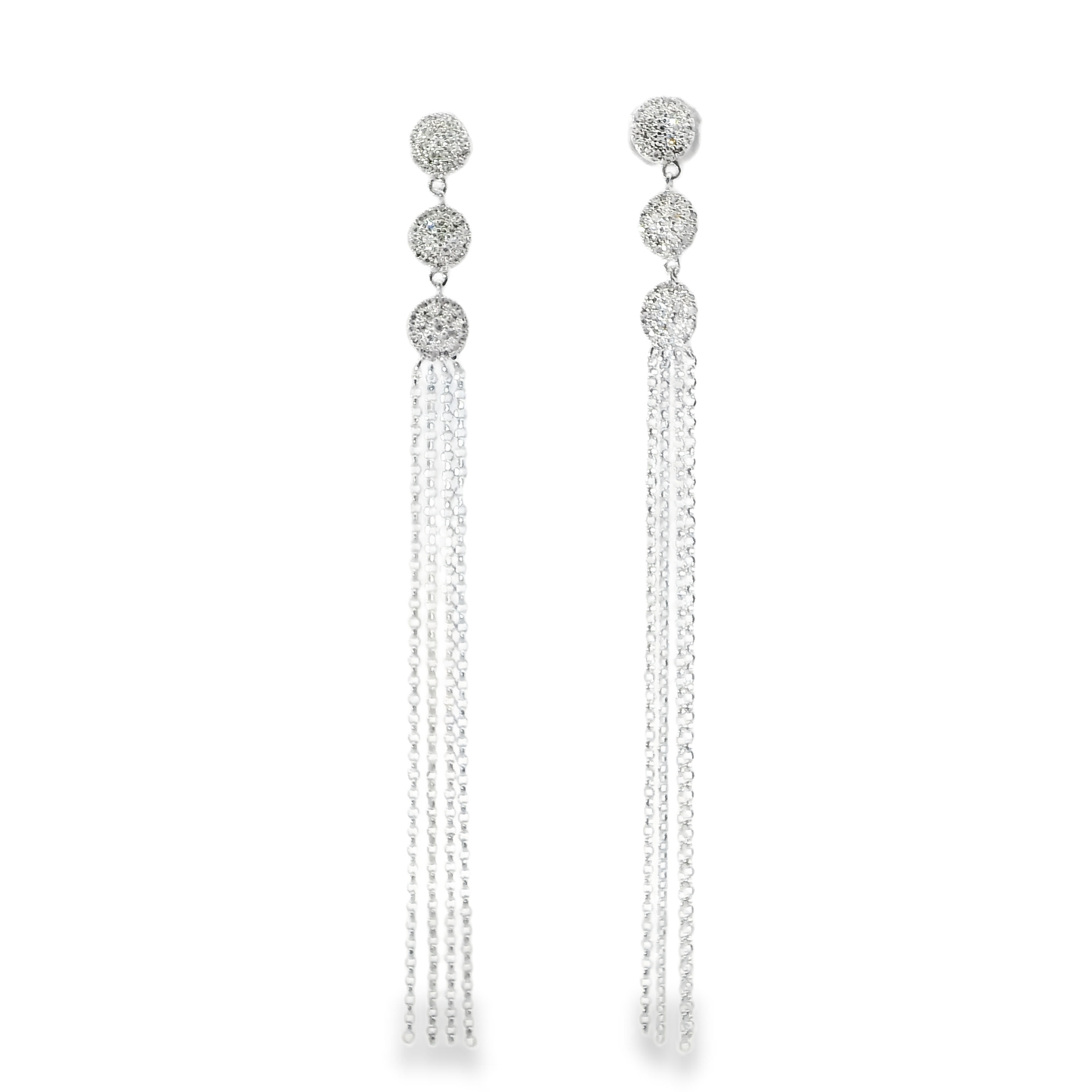 0.25Ct Diamond Earring 14k White Gold