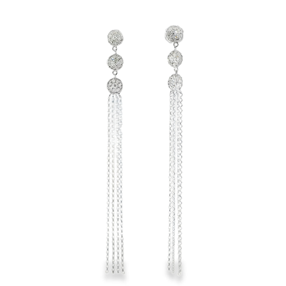 0.25Ct Diamond Earring 14k White Gold