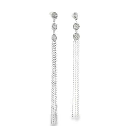 0.25Ct Diamond Earring 14k White Gold