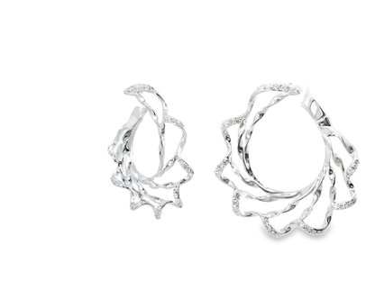 0.51CT Diamond Earring 14k White Gold