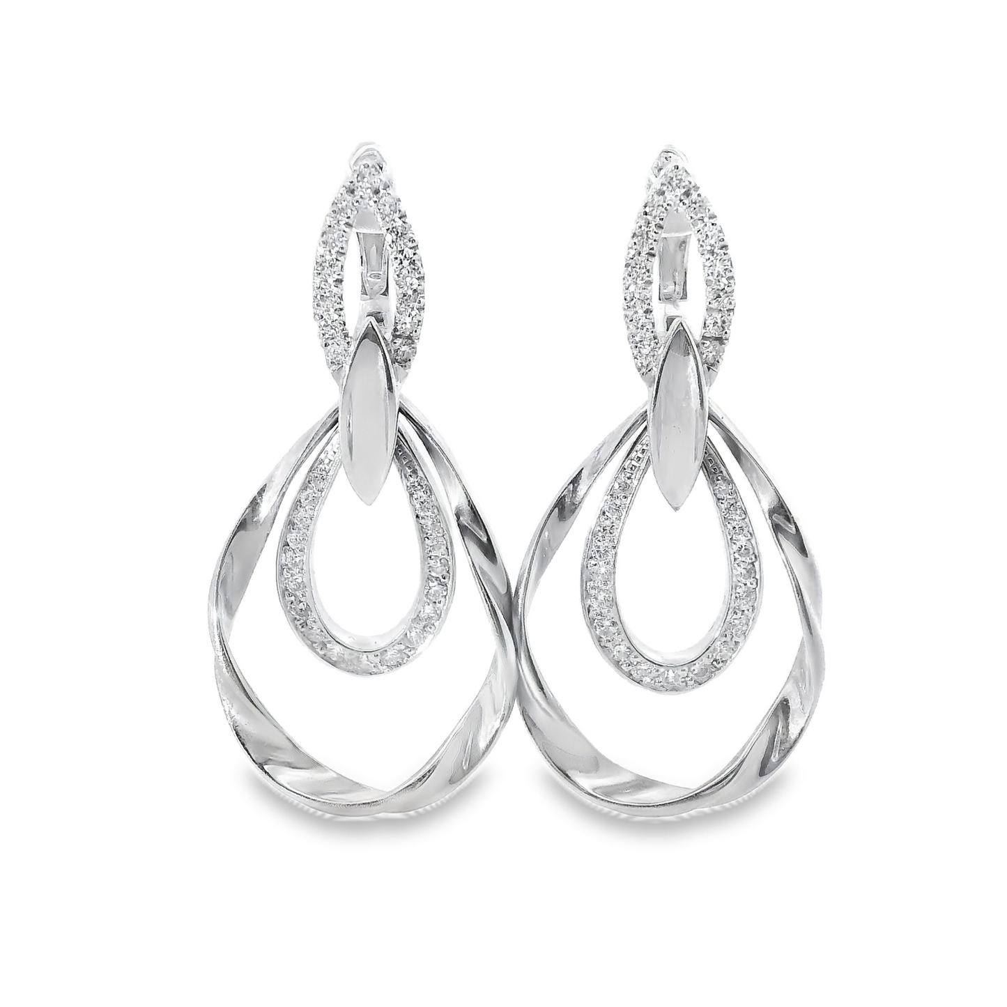 0.75CT Diamond Earring 14k Gold