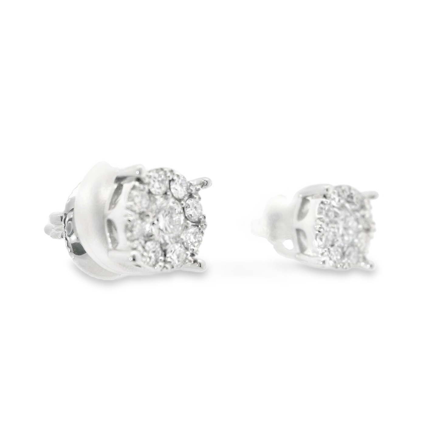 0.51CT Diamond Earring 14k White Gold