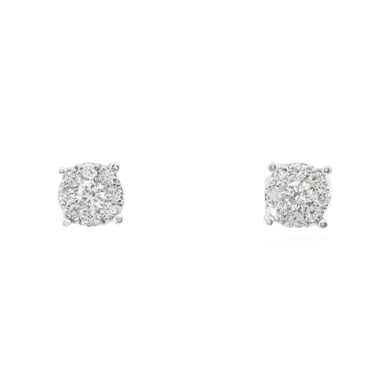 0.31CT Diamond Earring 14k White Gold